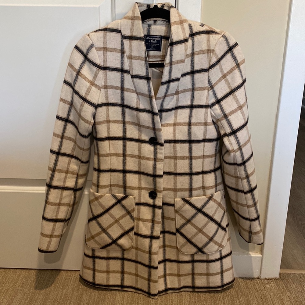 Abercrombie, mid length fall/winter coat, XS